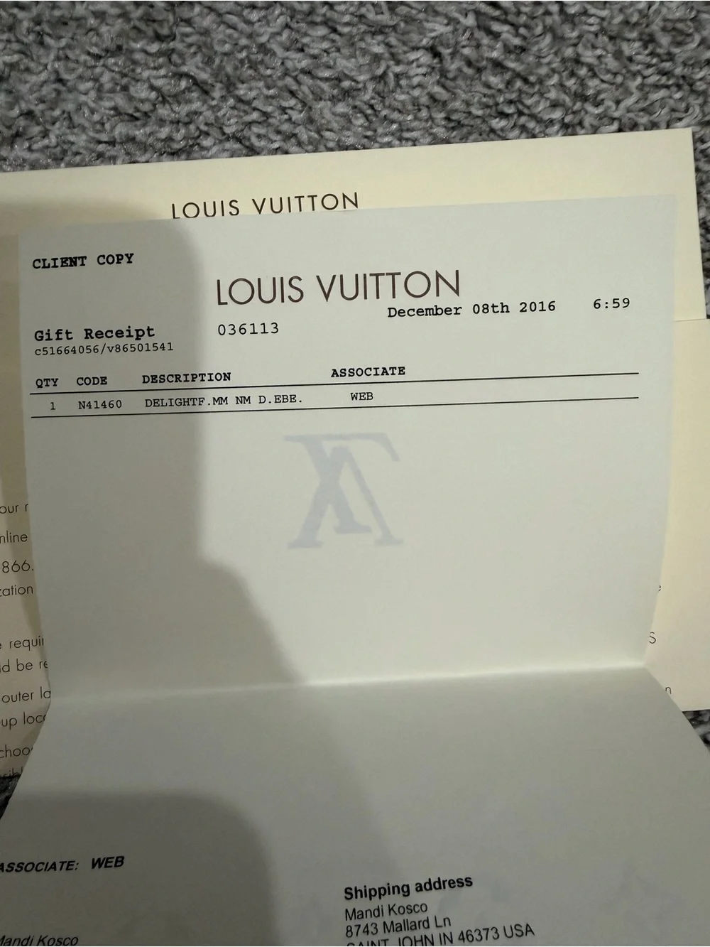 Louis Vuitton Damier Ebene Hobo Shoulder Bag - Dark Brown Check